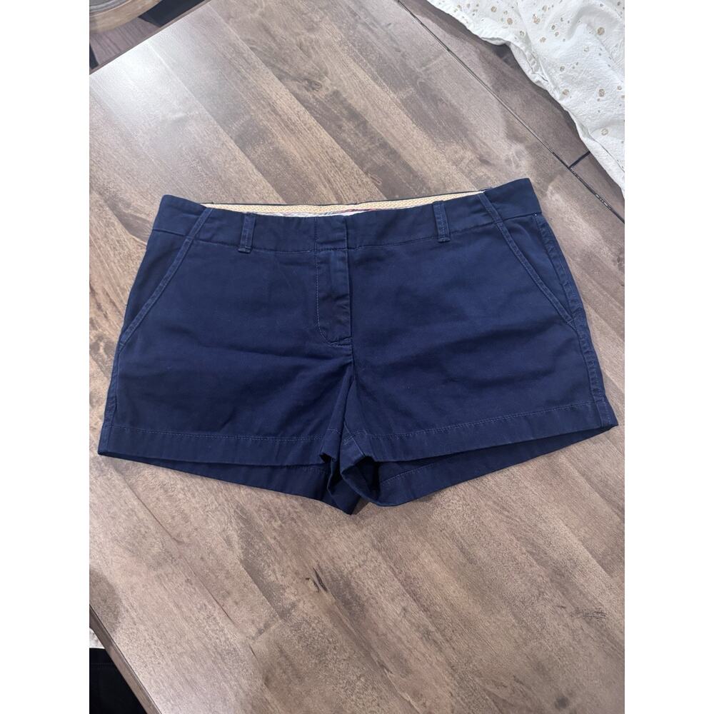 J. Crew Women’s Shorts, Blue, Chino Broken-In Classic Twill, Weathered, 12